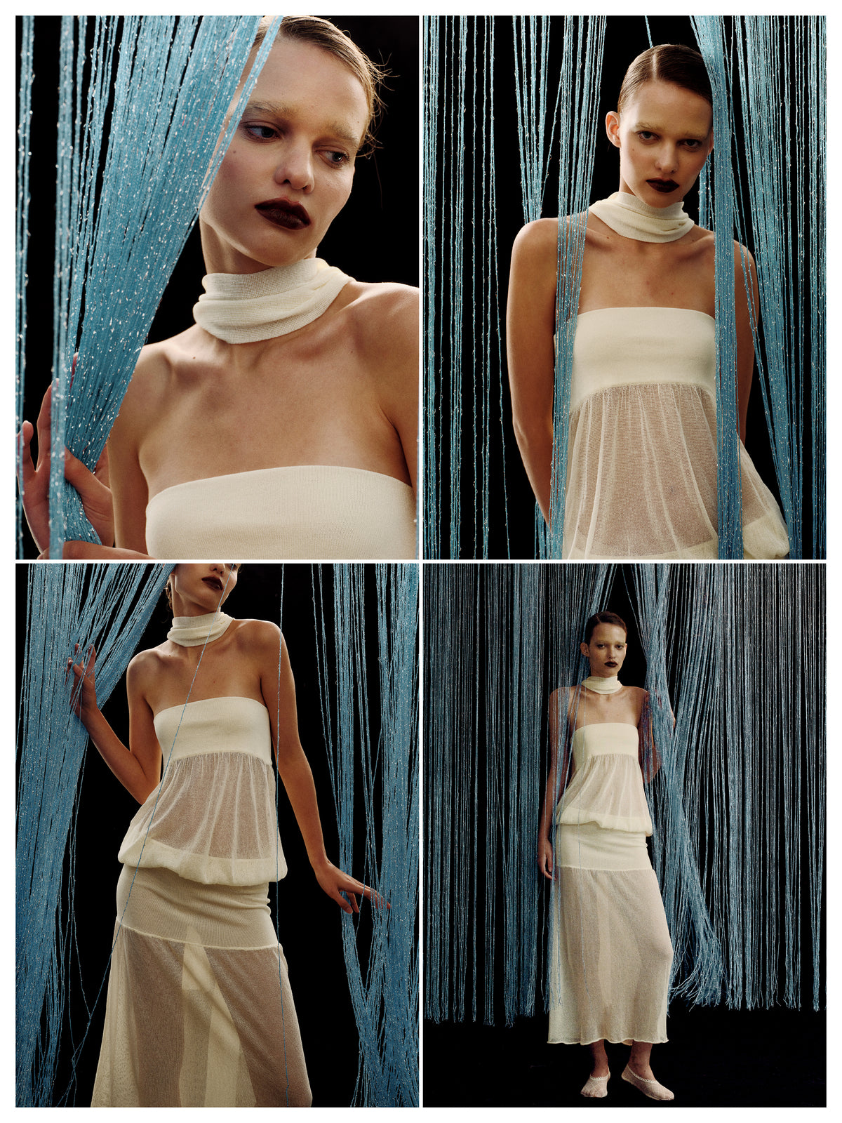 Edith Sheer Bandeau Dress