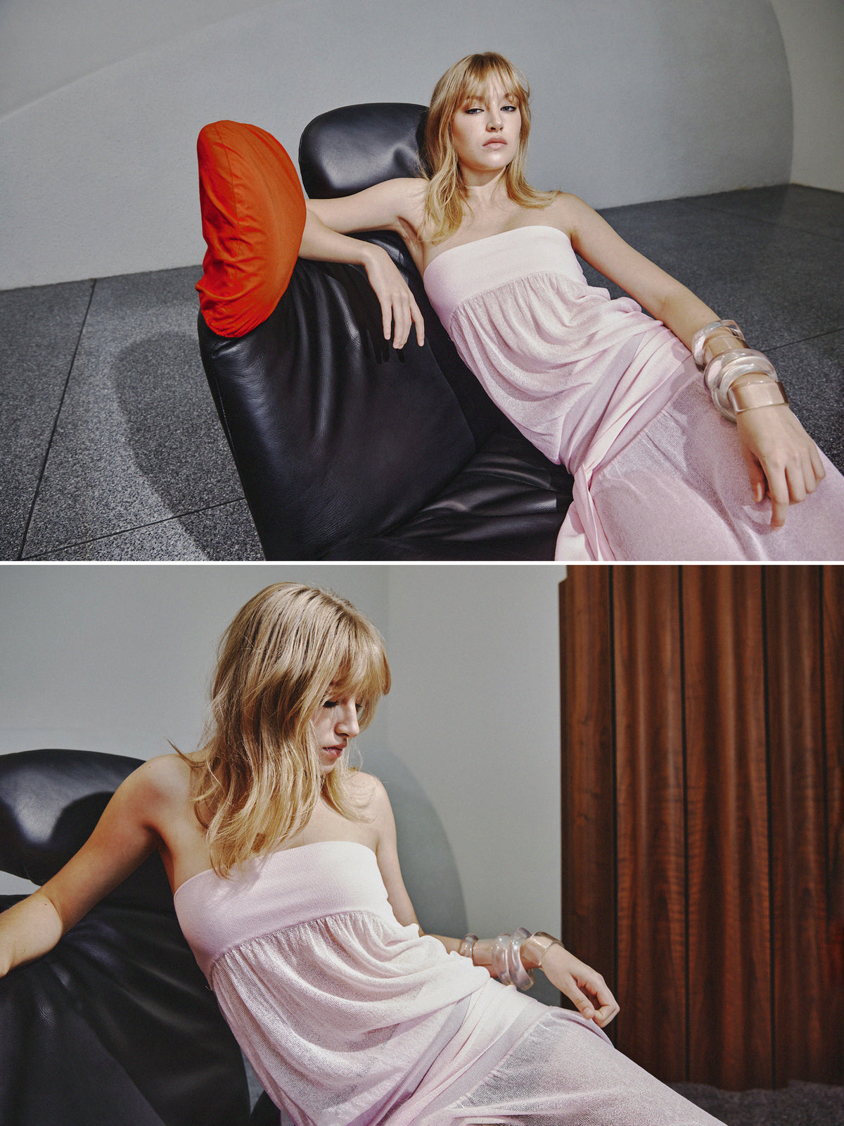 Edith Sheer Bandeau Dress