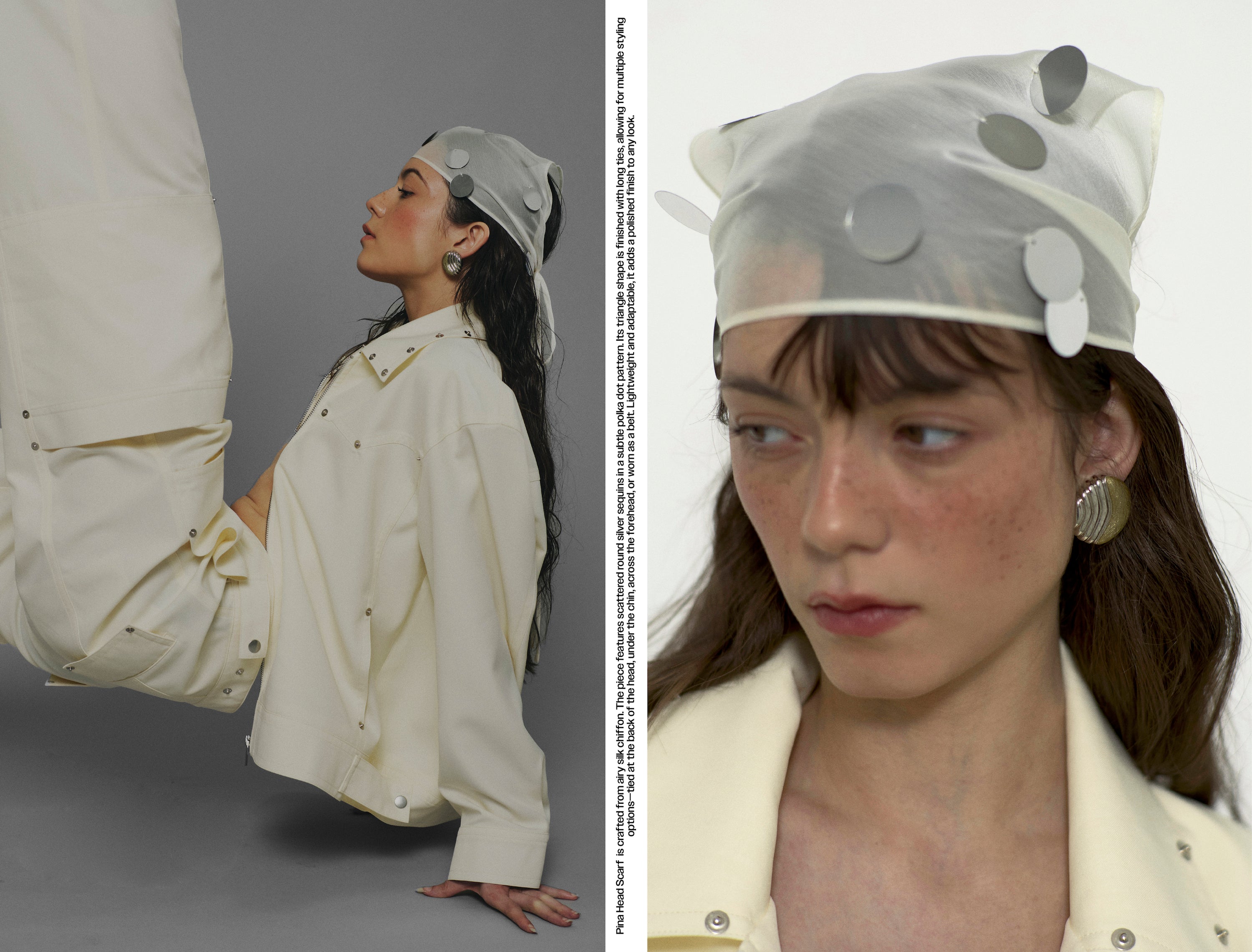 Pina Sheer Sequin Scarf