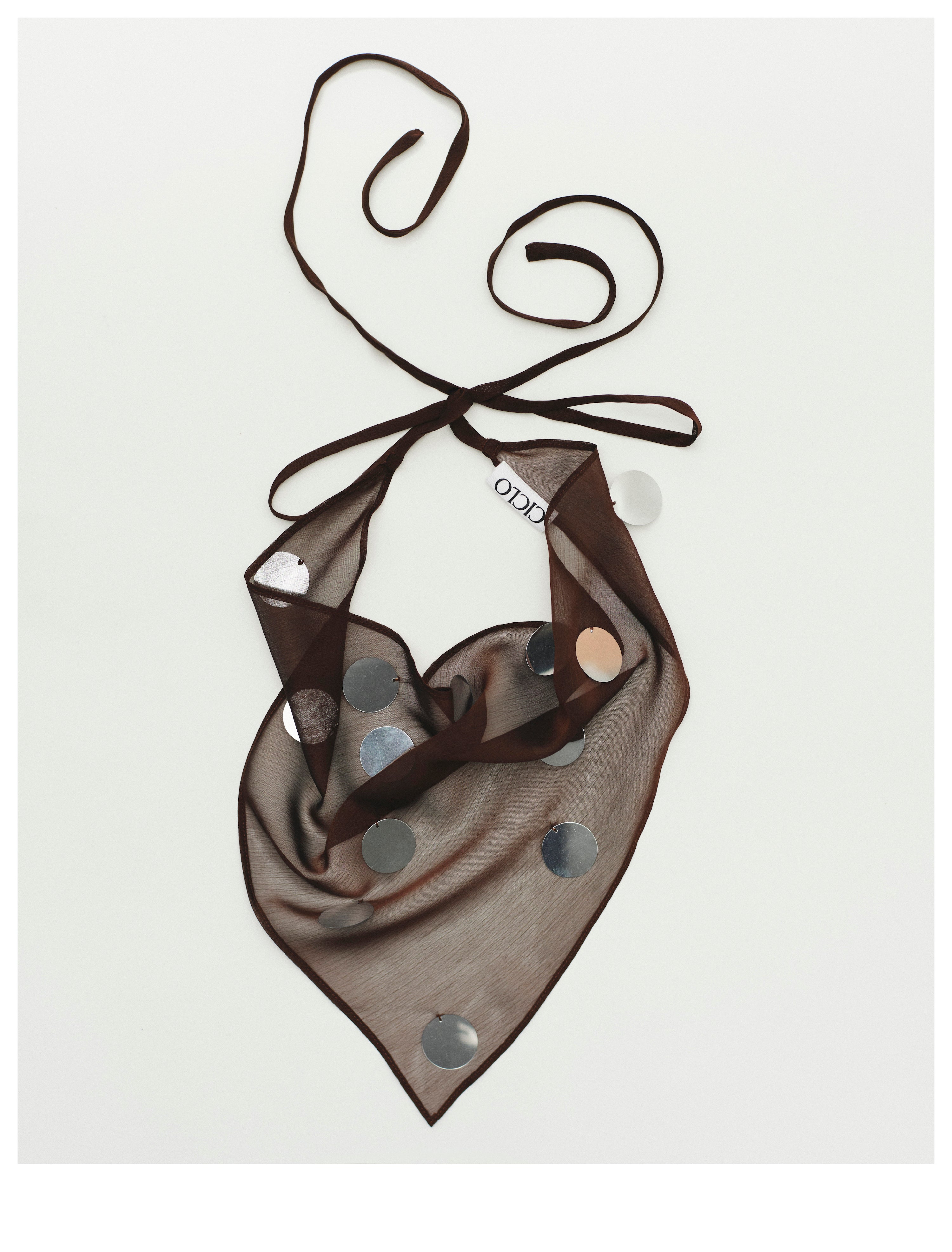 Pina Sheer Sequin Scarf