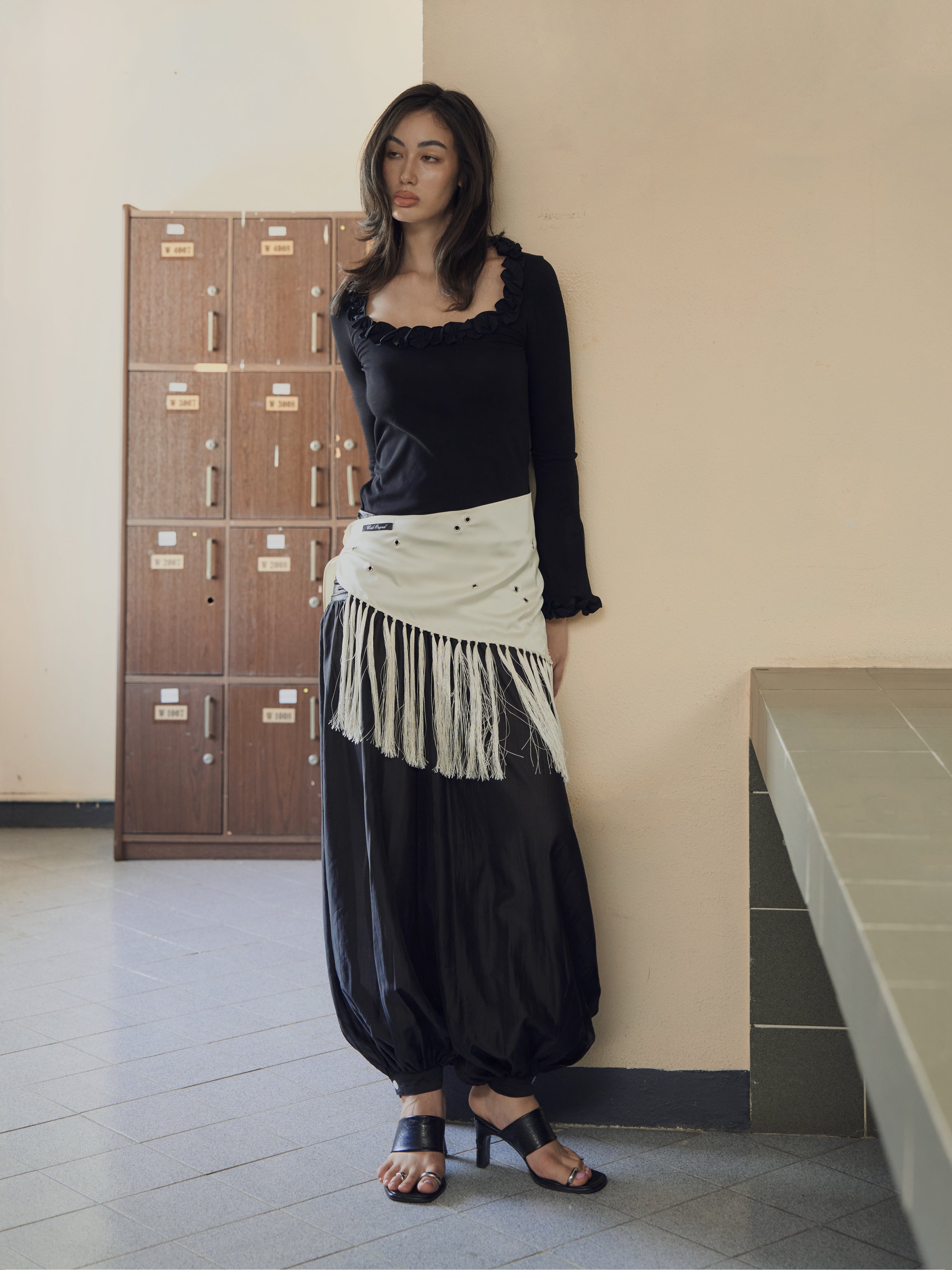 Cécile Fringed Scarf