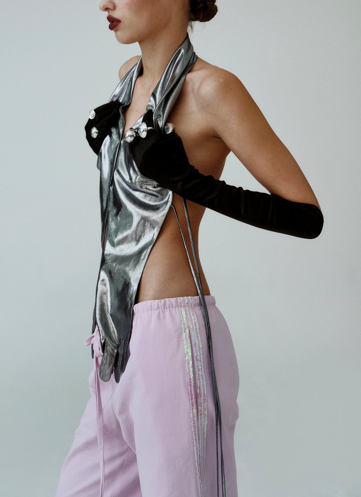 Renée Sequin Striped Pants