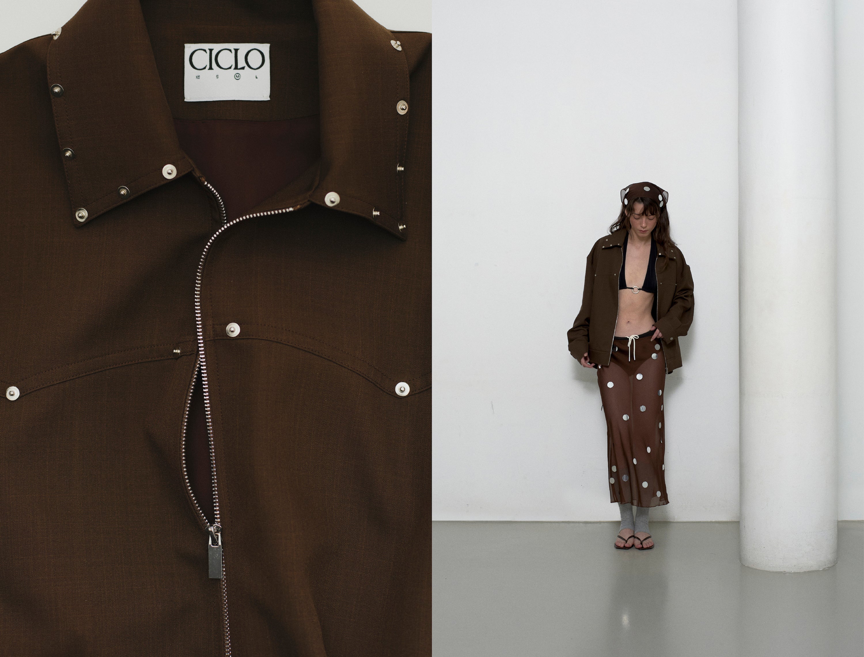 Tilda Stud Unisex Jacket