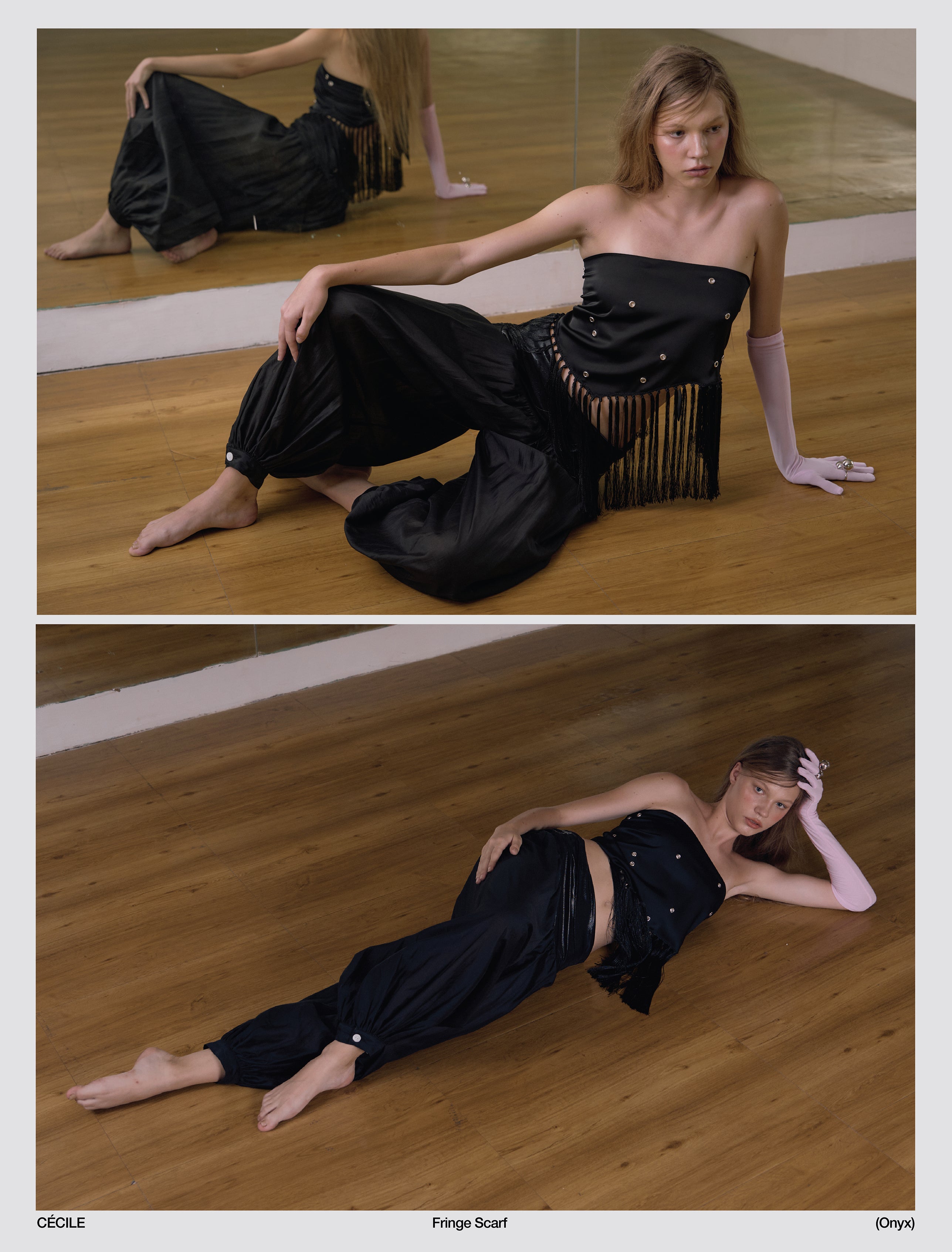 Cécile Fringed Scarf