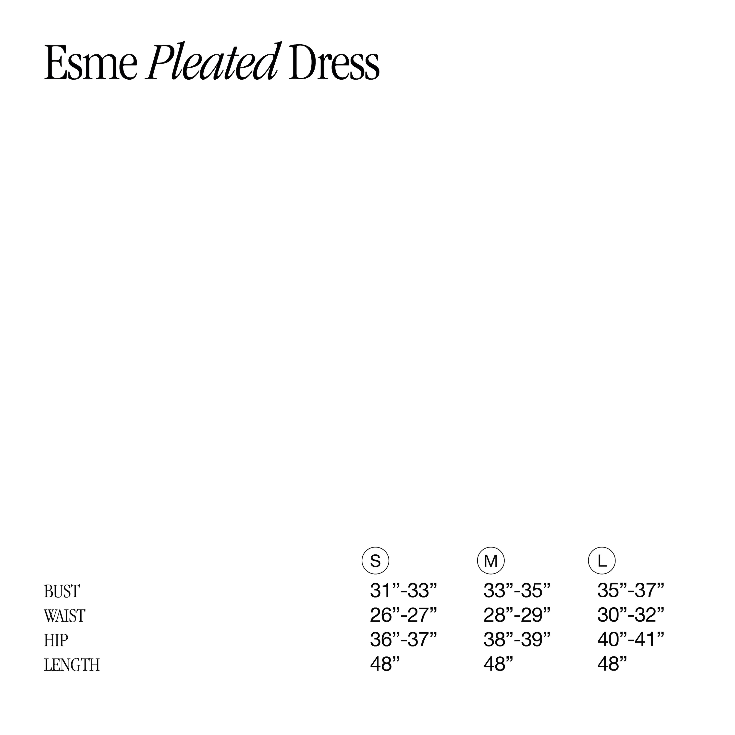 Esmé Pleated Dress
